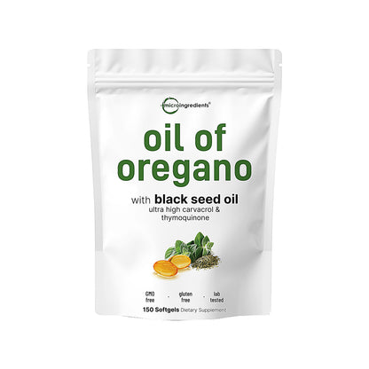 MicroIngre edients Oregano Oil with Black Seed Oil
